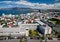 Aerial view of Reykjavik, Iceland