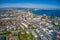 Aerial View of Reykjavik, The Rapidly Growing Urban Metro of Iceland