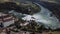 Aerial view of Rhine Falls, Switzerland