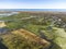 Aerial view of Ria Formosa Natural Park in Olhao, south of Portugal