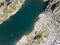 Aerial view of Rila Mountain near The Scary Lake, Bulgaria