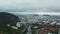 Aerial view of Rio de Janeiro Brazil.