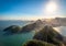 Aerial view of Rio de Janeiro Coast with Copacabana, Praia Vermelha beach, Urca and Corcovado mountain - Rio de Janeiro, Brazil