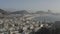 Aerial view of Rio de Janeiro and Copacabana beach in Brazil