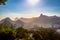 Aerial view of Rio de Janeiro skyline with Corcovado Mountain - Rio de Janeiro, Brazil