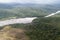 Aerial view of river Carrao