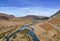 Aerial view of the river Clearwen