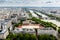 Aerial View on River Seine and Pont de Bir-Hakeim