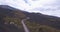 Aerial view of road to Mount Etna