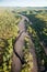 Aerial view of the  Robertson river.