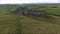 Aerial view. Roche castle. Dundalk. Ireland