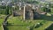 Aerial view of the Rock of Cashel, also known as Cashel of the Kings and St. Patricks Rock in Cashel, Ireland