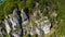 Aerial view of a rock in the Slovak Tatras