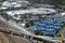 Aerial view of the Rod Laver Tennis Complex