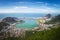 Aerial view of Rodrigo de Freitas Lagoon and Two Brothers Hill - Rio de Janeiro, Brazil