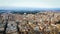 Aerial View Of Rome Cityscape Urban View in Italy