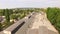 AERIAL VIEW. Roof Of Multistory Building In City