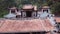 Aerial view roof top of Thean Kong Thnuah Temple