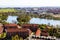 Aerial View on Roofs and Canals of Copenhagen