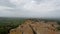 Aerial view of the roofs of Montepulciano and the surrounding countryside, in 4K