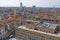 Aerial view of rooftops 2, Turin, Liguria, Italy.