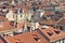 Aerial view of rooftops of Lisbon