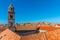 Aerial view of Rosary church of Dominican monastery in Dubrovnik, Croatia