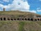 Aerial view of Rosedale Iron workings, Rosedale, North Yorkshire