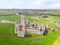 Aerial view of Ross Errilly Friary in Ireland