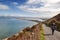 Aerial view of Rossbeigh beach