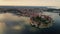 Aerial view of a Rovinj, Croatia