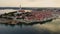 Aerial view of a Rovinj, Croatia