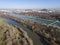 Aerial view of Rowing Venue in city of Plovdiv, Bulgaria