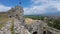 aerial view of Rozafa Castle in Albania