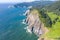 Aerial View of Rugged Oregon Coastline