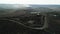 Aerial view of the ruins of the ancient Erebuni fortress