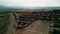 Aerial view of the ruins of the ancient Erebuni fortress