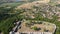 Aerial view of ruins of ancient Mezek Fortress, Bulgaria