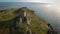 Aerial view. Ruins. Dalkey island.Dublin. Ireland