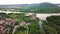 Aerial view of Ruins of Devin castle