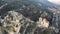 Aerial view of ruins of Medieval Asen`s Fortress, Asenovgrad, Bulgaria