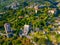 Aerial view of ruins of Stari Bar in Montenegro