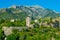 Aerial view of ruins of Stari Bar in Montenegro