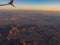 Aerial view of rural lanscape near San Diego