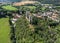Aerial view of Saaleck Castle near Namburg