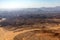 Aerial View of the Sahara Desert seen from the airplane - Egypt Africa