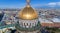 Aerial view of Saint Isaac`s Cathedral