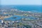 Aerial view of Saint Kilda neighborhood in Melbourne, Australia