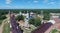 Aerial view of Saint Nikolas women monastery on Solba, Yaroslavl