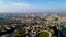 Aerial view of Saintes city in Charente Maritime